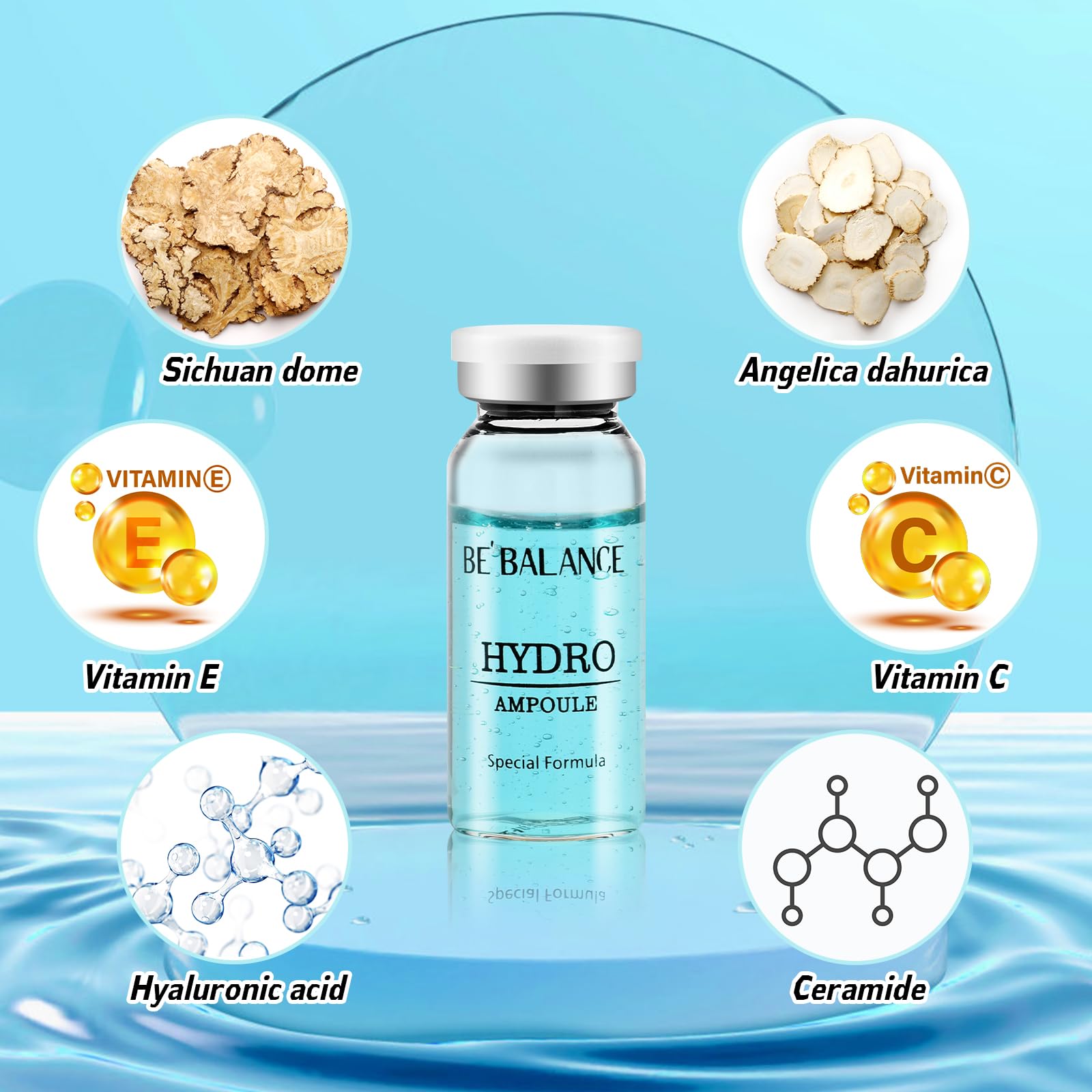 Amazon.com: Hydro Ampoule-Korean Skin Care Serum for Micro Serum